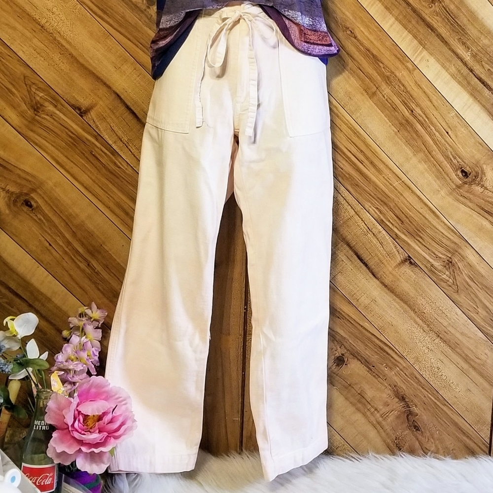 LUCKY BRAND Tie Dye Mid Rise Utility Straight Pant
